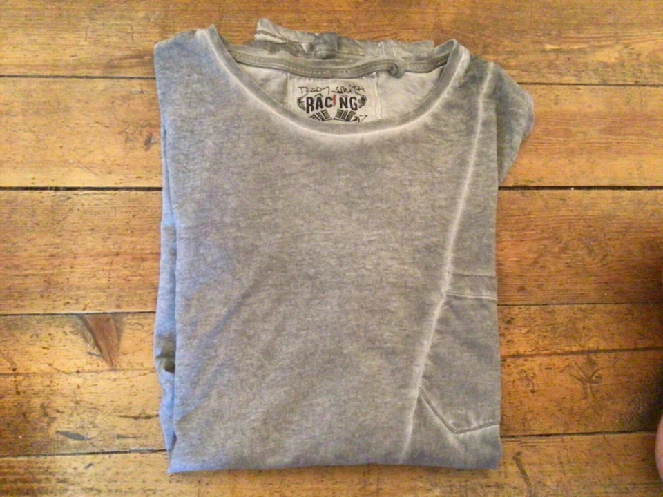 TEE shirt Teddy Smith / Sebastien Loeb  coton gris . t M (  J /D/V)) - Photo 3/3