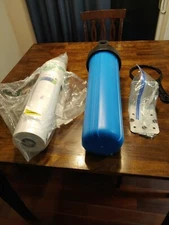 SimPure 20"x4.5"/10" x 4.5"/ 10" x 2.5" Big Blue Whole House Water Filter System