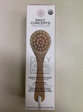 DAILY CONCEPTS Daily Facial Dry Brush, NEW in SEALED BOX Polishes Skin"