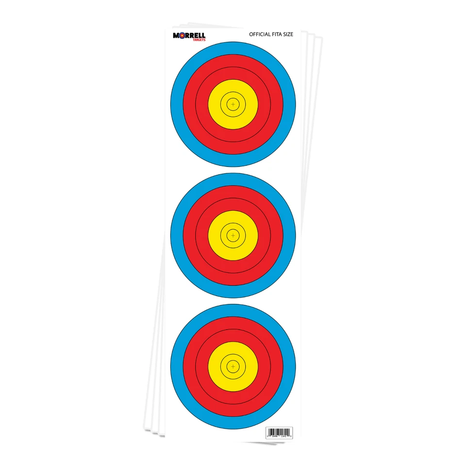 Morrell PF - FITA Recurve Paper Face Target 100 pack - Image 2 of 2
