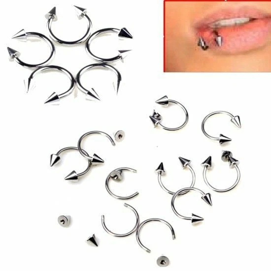 Mens labret shop jewelry