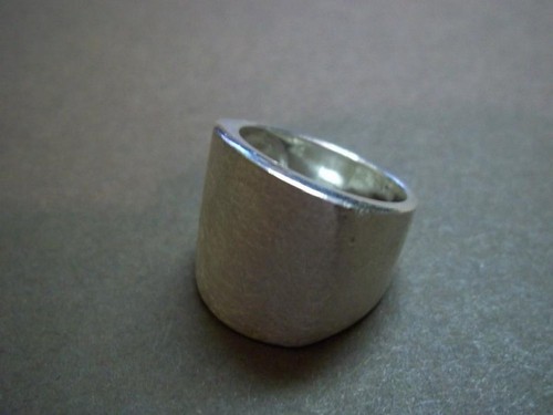 Silpada 925 Sterling Silver Brush Stroke Finish Ring R1856 Size 8 - Picture 12 of 12