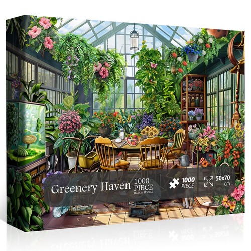 Greenery Haven Jigsaw Puzzle 1000pc by Bboldin - Picture 1 of 7