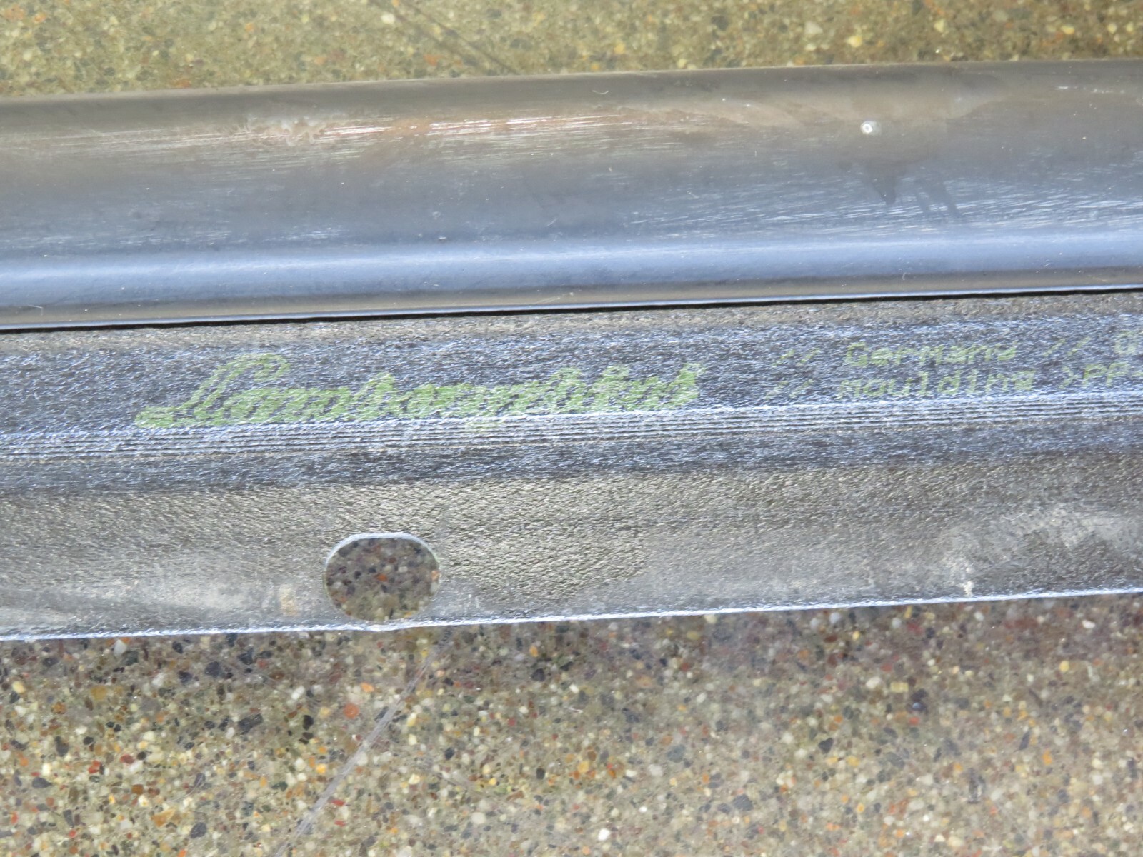 Lamborghini Gallardo Spyder, LH, Left, Outer Glass Scraper, Used, P/N 407837477