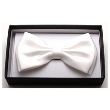 NEW BOWTIE WHITE Bow Tie Tuxedo Ties BowTies NEW PUNK