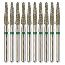 856/018C Dental Diamond Burs Round End Taper Coarse Grit FG For High Speed