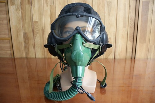 Militaria Aviation Fighter Pilot Sommerhelm, Brille, Gesichtsmaske - Bild 2 von 19