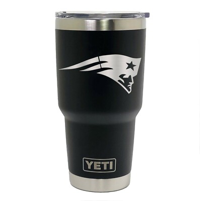 New England Patriots YETI Laser Engraved Colster, 20 or 30 oz