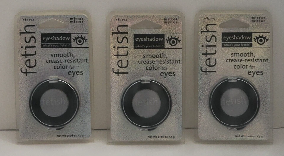 Paquete de 3 sombras de ojos FETISH suaves resistentes a pliegues color para ojos .06 oz espejo Foto 2 de 4