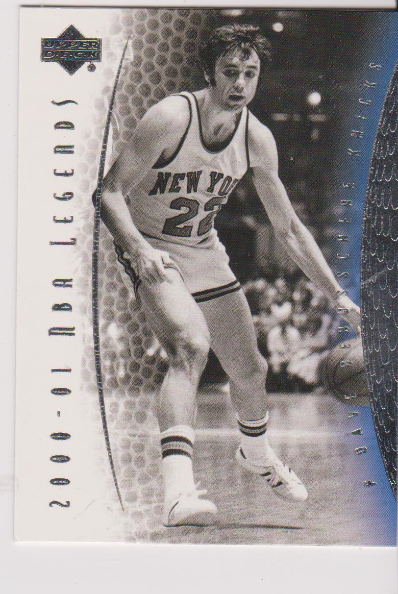 2000-01 Upper Deck NBA Legends #75 Dave DeBusschere card, New York Knicks HOF