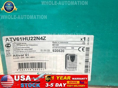 Schneider Electric Altivar ATV61HU22N4Z AC Speed Drive 2.2kW 3HP 380-480V-