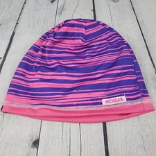 Michigan Wolverines TOW Women Pink Purple Performance Reverse Beanie Skull Cap