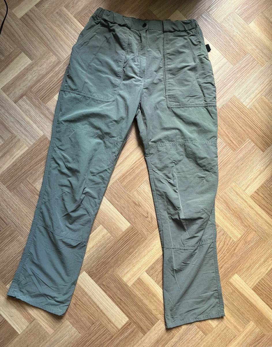 Rohan Womens Uplanders Multilight Plus Khaki Walking Hiking Trousers Size L