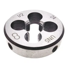 1/2-24 UNS Thread Die RH Right Hand Round 1/2"-24 Threading Tool