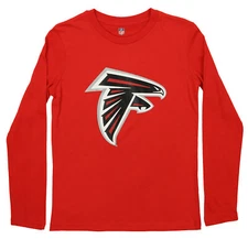Outerstuff NFL Youth Atlanta Falcons Primary Logo Long Sleeve Tee