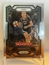 Kate Martin ROOKIE 2024 Panini Prizm Chrome Monopoly WNBA #40 Aces
