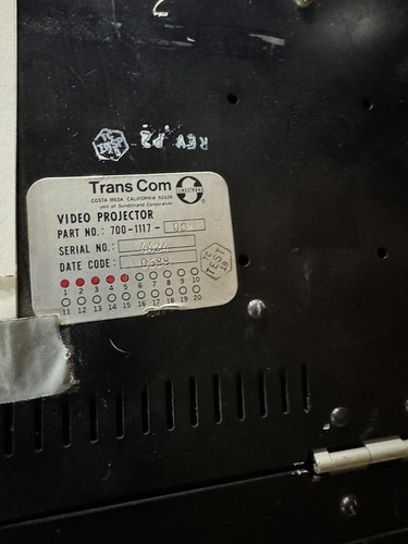 Sony VPH-472 Video Projector Aircraft TRANS COM Rockwell Collins- 700-1117-001 - Picture 14 of 14
