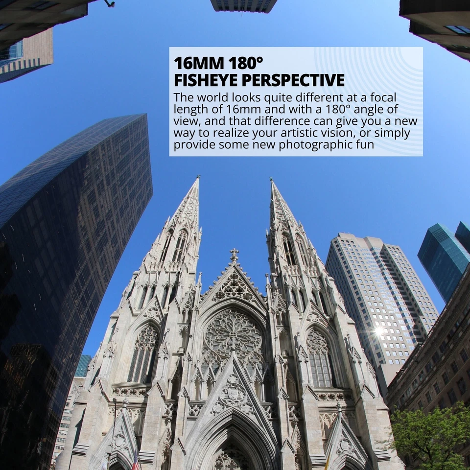 Lente de conversión ojo de pez Sony 16 mm para paquete de lentes 28 mm f2 Foto 3 de 4