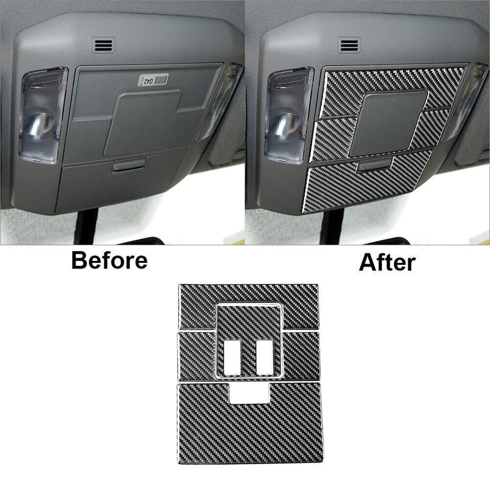 25Pcs For Toyota Tundra 2014-2018 Carbon Fiber Interior Full Kit Cover Trim - Image 2 of 4