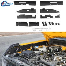 14Pc Hood Engine Side Panel Plate Cover Guards Splash Shield Kit For Ford Bronco