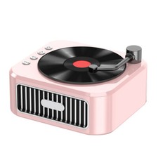 Portable  Speaker Vintage  Record Style BT5.3 Technology Speakers Z4V4