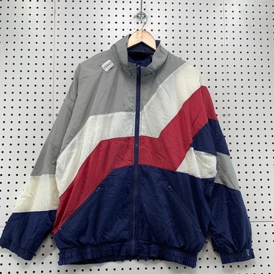 Veste coupe vent vintage Christian Dior bleu blanc rouge homme