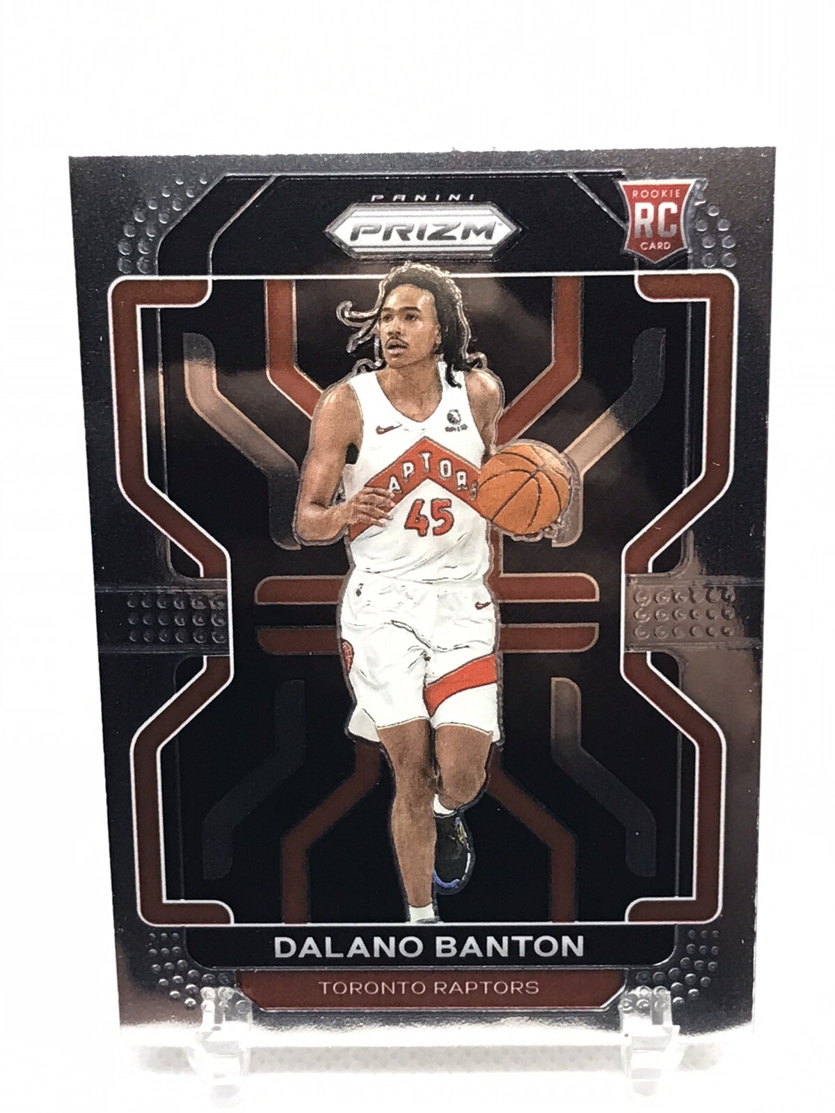 2021-22 DALANO BANTON Panini Prizm Basketball NBA Rookie Card #328 Raptors