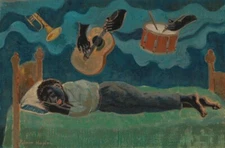 Dreamer Palmer Hayden 1930 Harlem Renaissance Folk Art Print to Frame