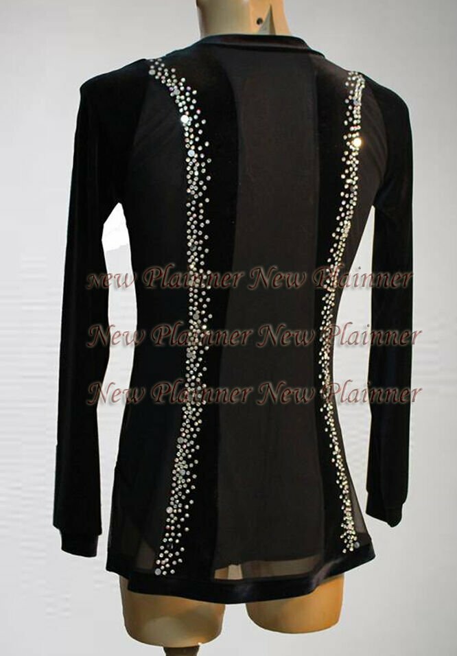 M328 L size Ballroom Men Latin Salsa Dance Competition Shirt M328 L size Ballroom Men Latin Salsa Dance Competition Shirt