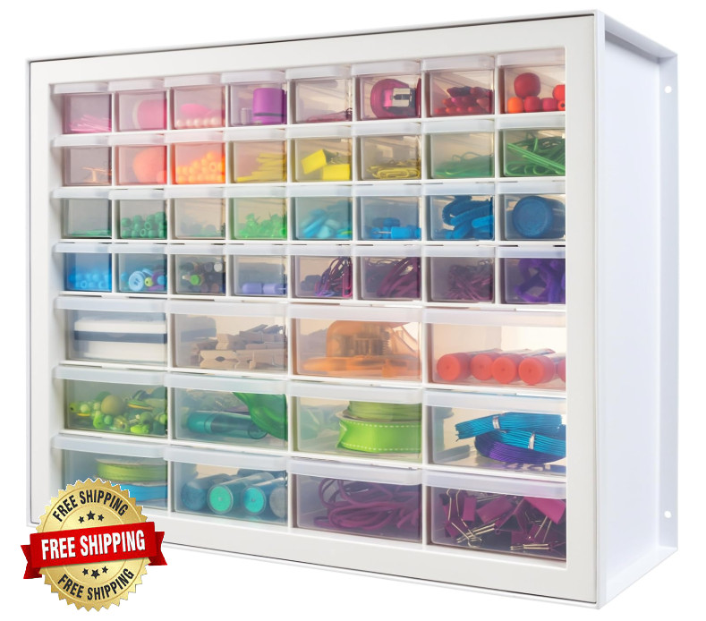 Organizador de almacenamiento de hardware gabinete para piezas con 44 cajones US