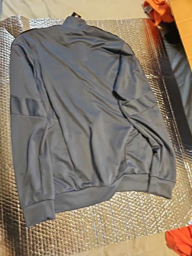 adidas long sleeve top navy blue track top - Picture 4 of 9