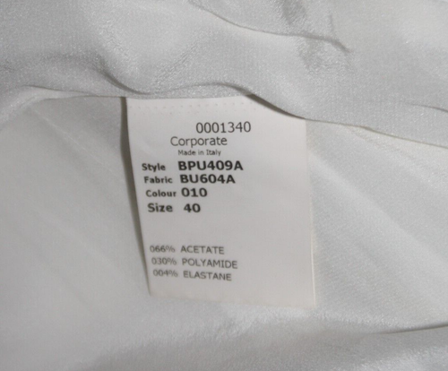 ANTONIO BERARDI, Couture Kleid Abendkleid DRESS, Gr. 36, Off-WHITE, NP 1100 - Picture 10 of 11