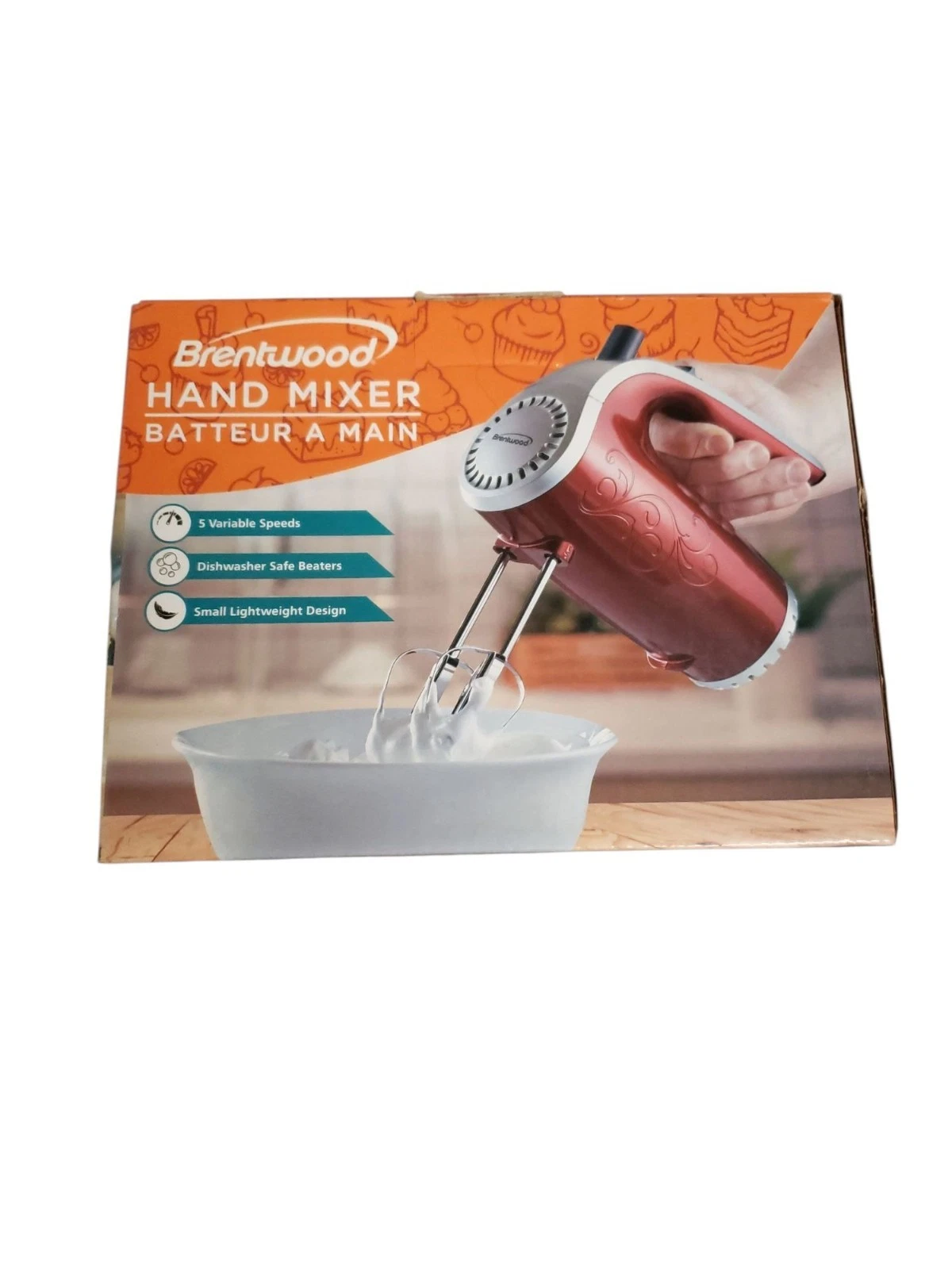 Brentwood Red 5-Speed Hand Mixer (New in Box)
Opens in a new window or tab