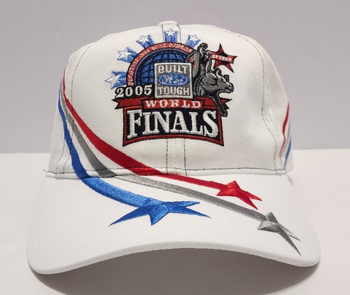 Vintage 2005 PBR Professional Bull Riders Finals Hook & Loop Strapback Mütze Kappe