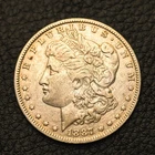(ITM-7087) 1887-O Morgan Dollar ~ AU Condition ~ COMBINED SHIPPING!