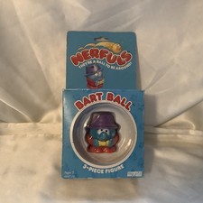Parker Brothers Nerfuls Bart Ball 3-Piece Figure 1985 Vintage Toy