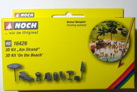 Noch 16426 3D-Kit “Am Strand” ZubehöR Modelleisenbahn H0 1:87 Neu + OVP