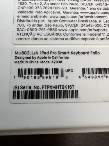 Apple Smart Keyboard Folio Case for 11-inch iPad Pro | A2038 - Black - 第 19/20 張圖片