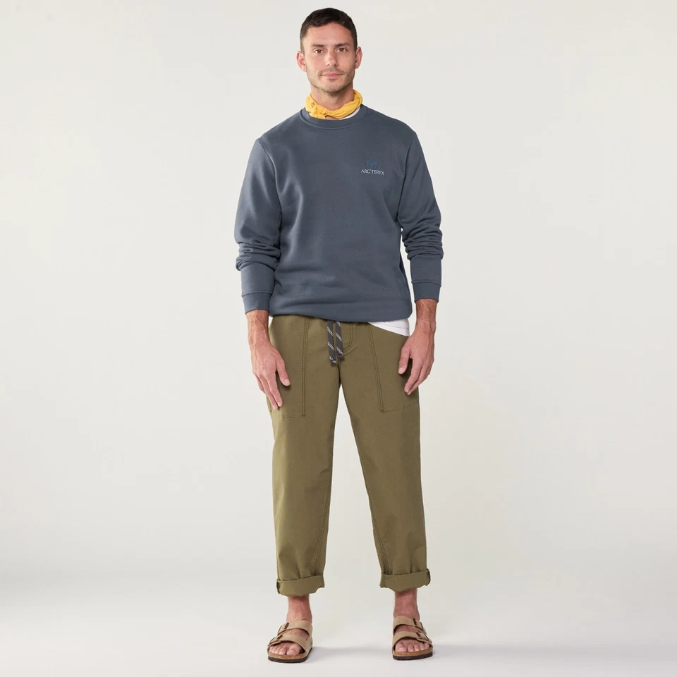 OFERTA ESPECIAL - Arc'teryx Emblem Fleece Crew - Para hombres (Zafiro Negro) Foto 4 de 4