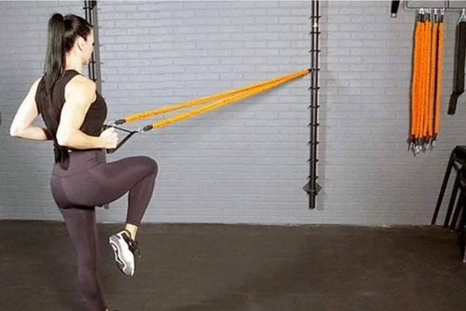 Stroops Spines, black, sturdy, barely used, 48 inches long, easy to hang, bands - Image 3 of 4