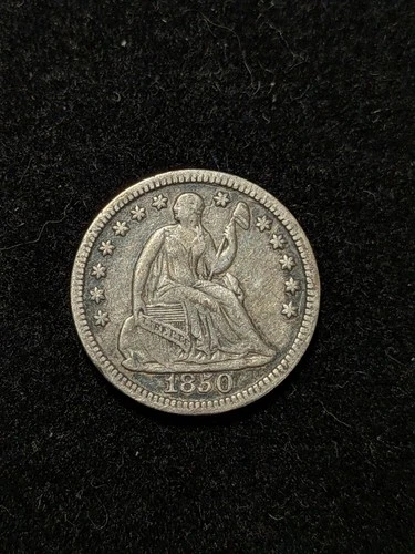 1850-P Seated Liberty Half Dime — photo from another recent sale