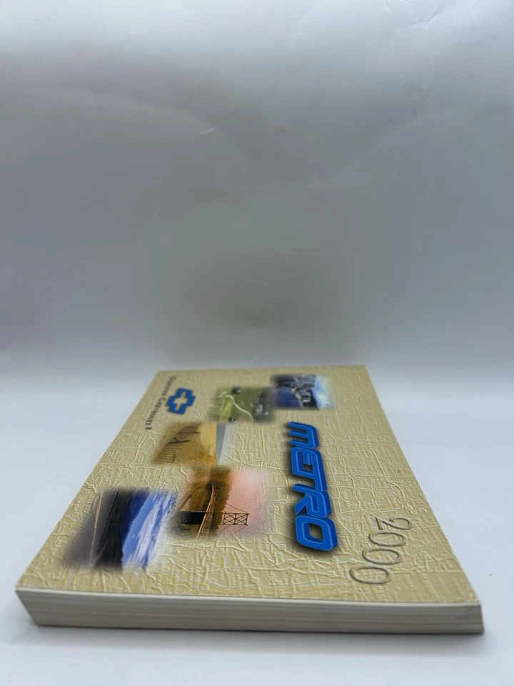 2000 雪佛兰地铁所有者手册 — 第 3/4 张图片