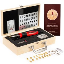 Premium Wood Burning Kit 43PCS, Dual Power Mode Wood Burner Pen Tool with 36T...