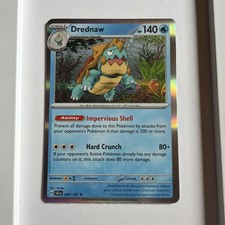 044/142 DREDNAW | RARE HOLO | STELLAR CROWN POKEMON CARD