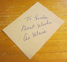 Al Weis Autographed Signed 2.5X3.25 Cut Signature MLB Baseball New York Mets