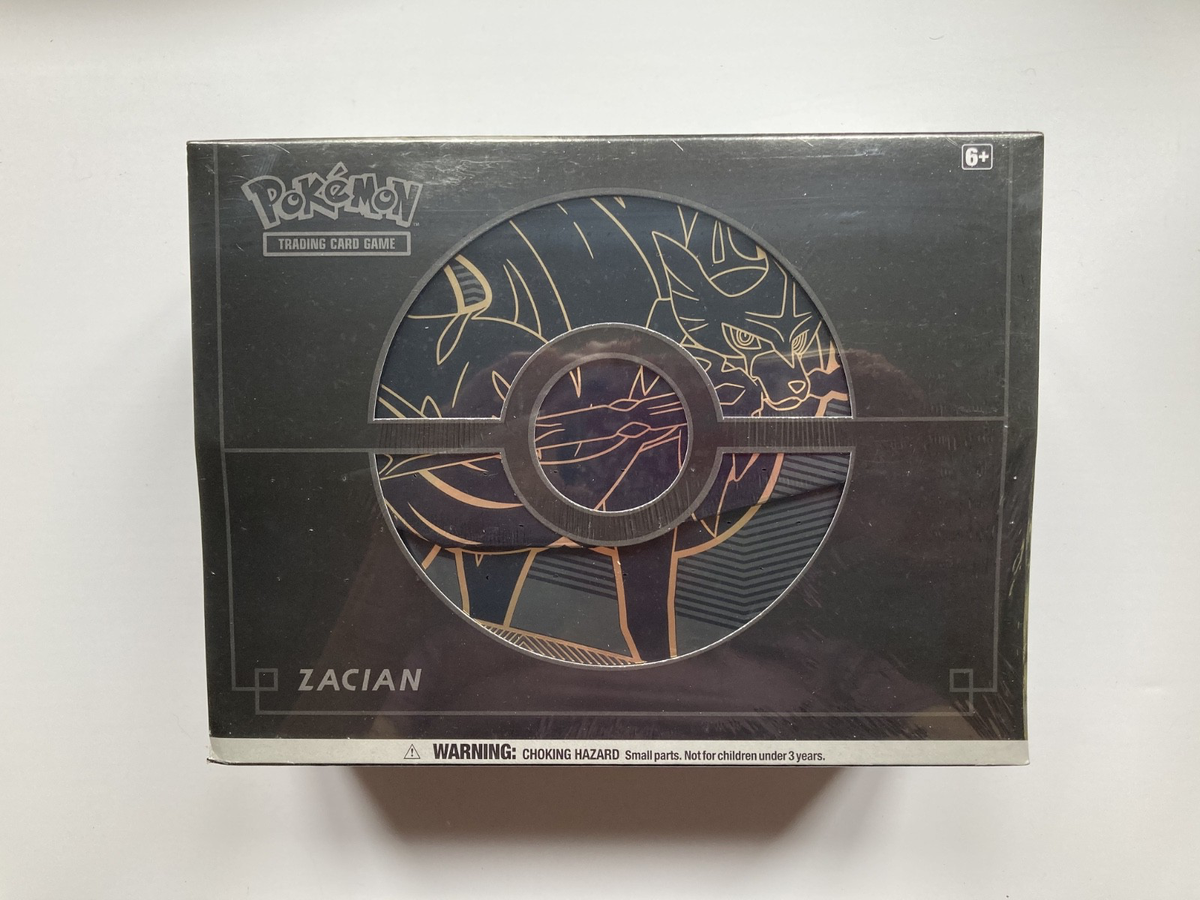 Pokemon TCG Sword & Shield Zacian ETB Elite /Trainer Box Plus /New