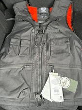 Volcom Mens 2024 Snowboard Backcountry- Iguchi Slack Vest - Black - Size Medium