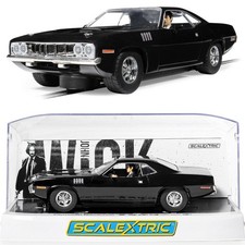 Scalextric C4595 Plymouth Barracuda John Wick Chapter 4 1/32 Slot Car DPR