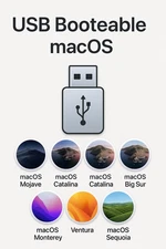 7 Systems in 1 Bootable USB 3.2 Flash Drive 128GB | OS Installation & Recovery