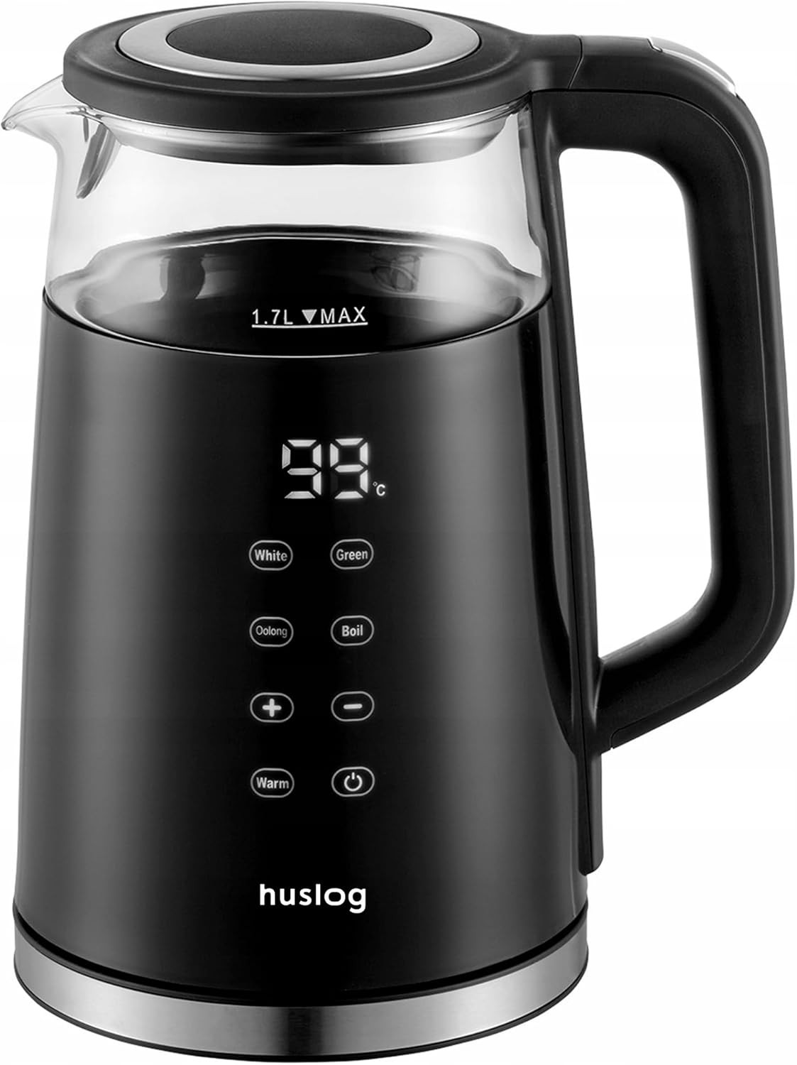 OFFERTA: Bollitore Professionale 2200W Touch 1,7L - Acciaio e Vetro
